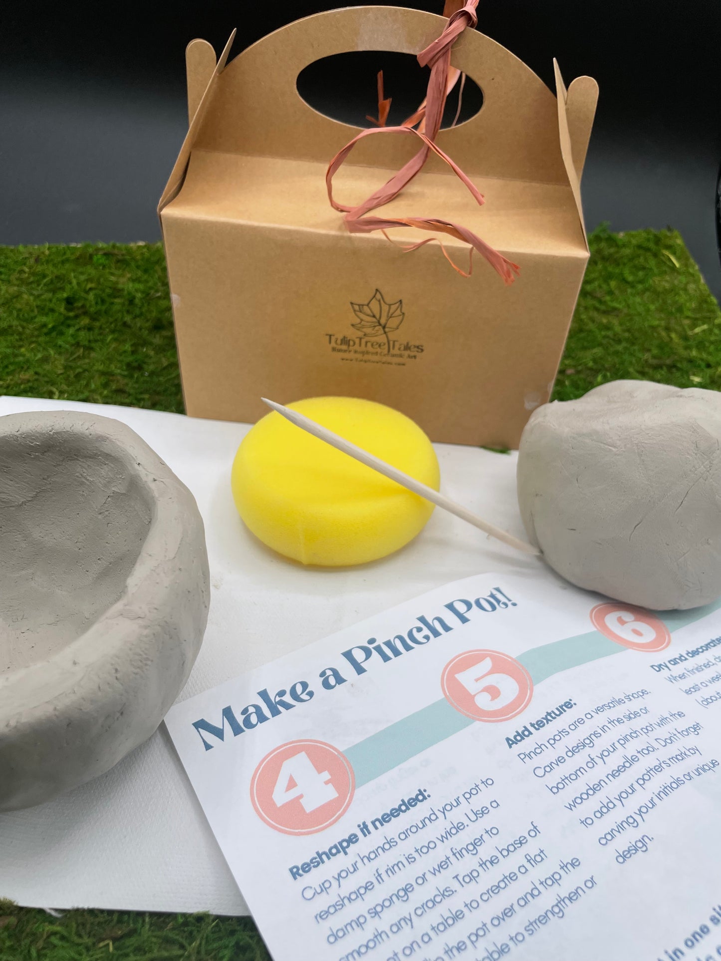 Air-Dry Clay Kit (Make a Pinch Pot!)