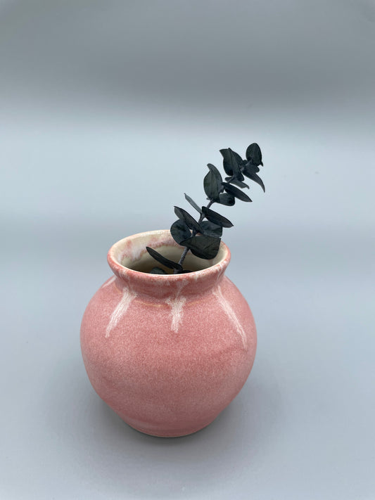 Mauve Ceramic Bud Vase