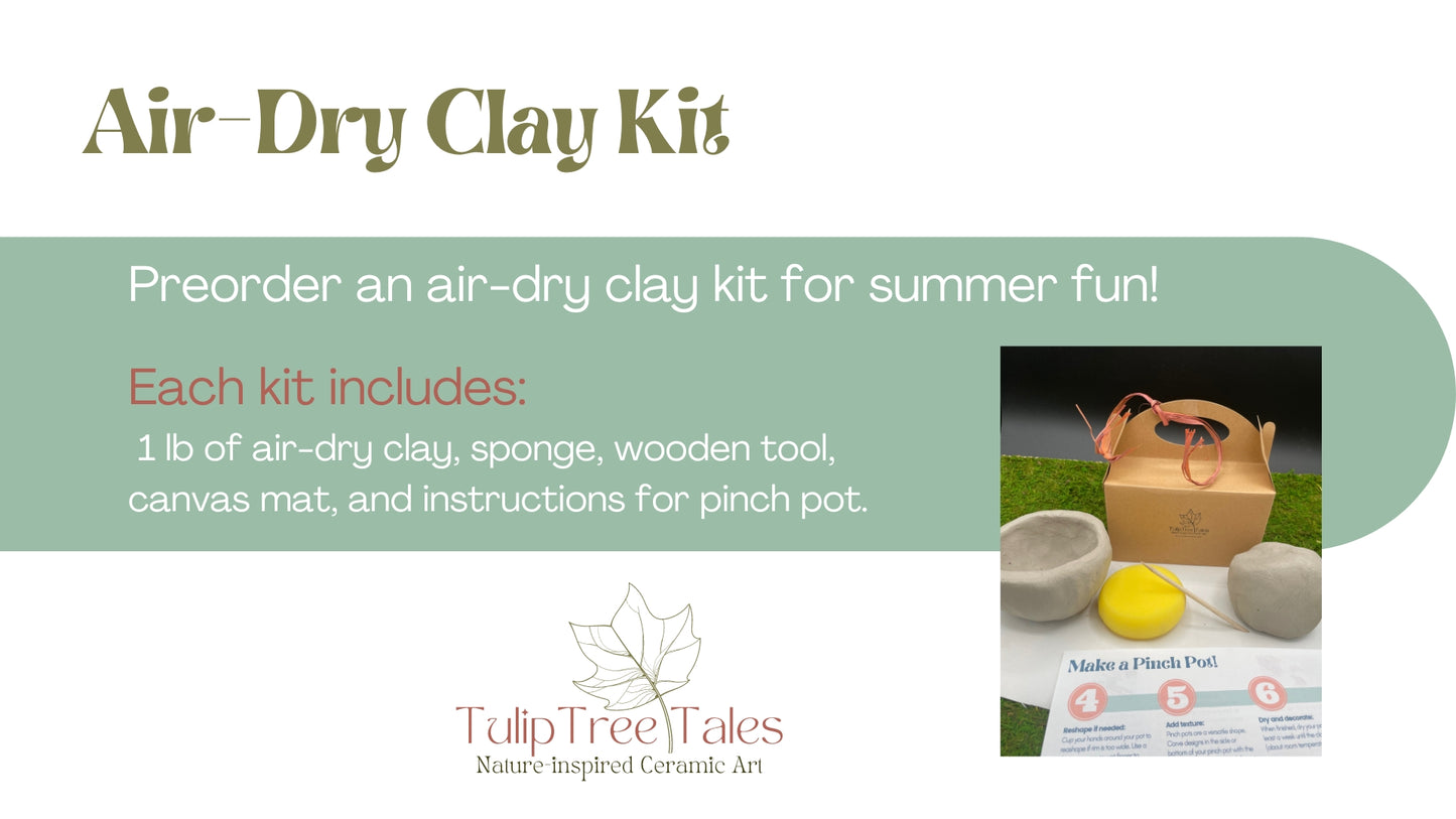 Air-Dry Clay Kit (Make a Pinch Pot!)