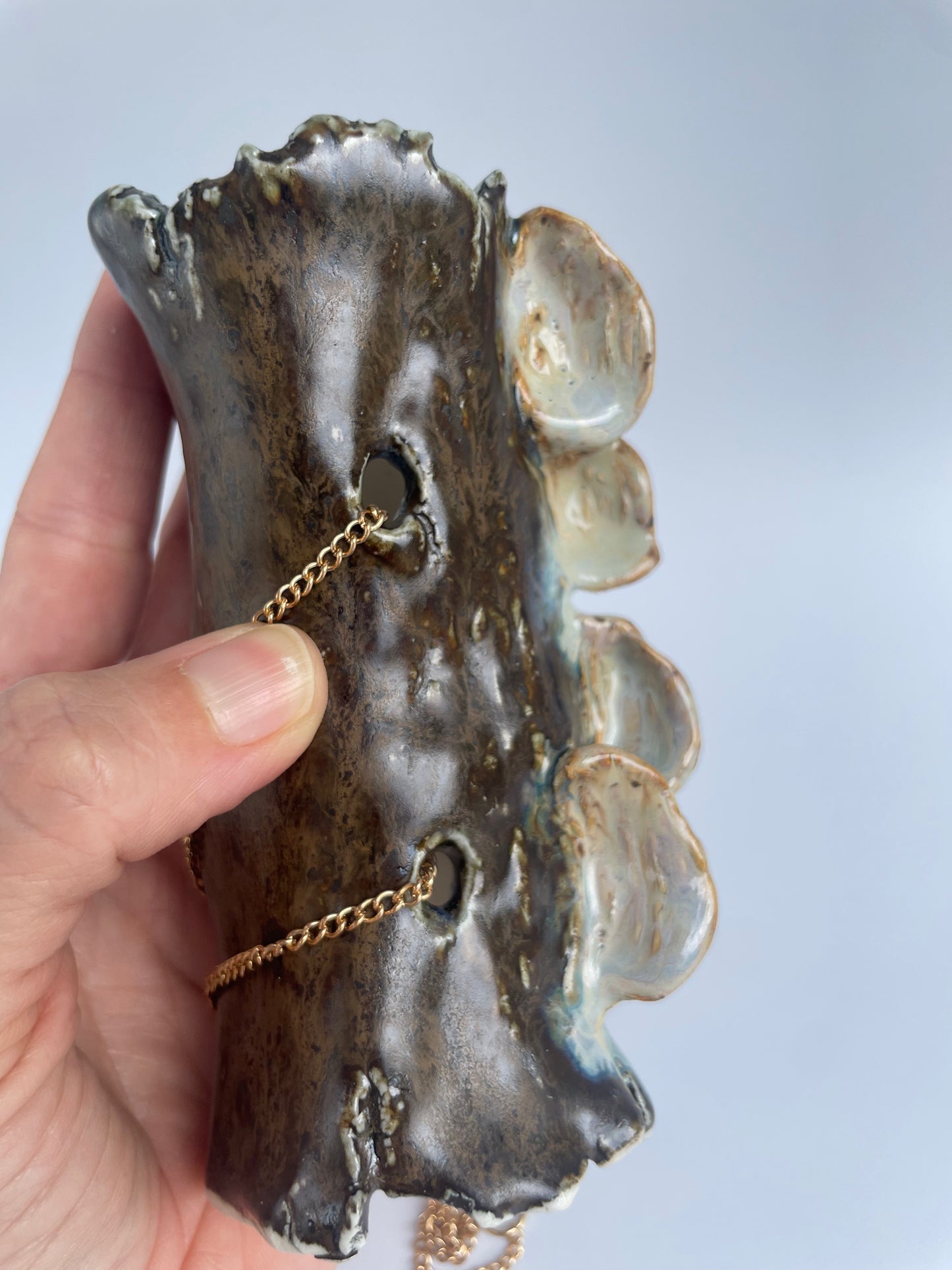 Hanging Log Planter - Fungus & Slug