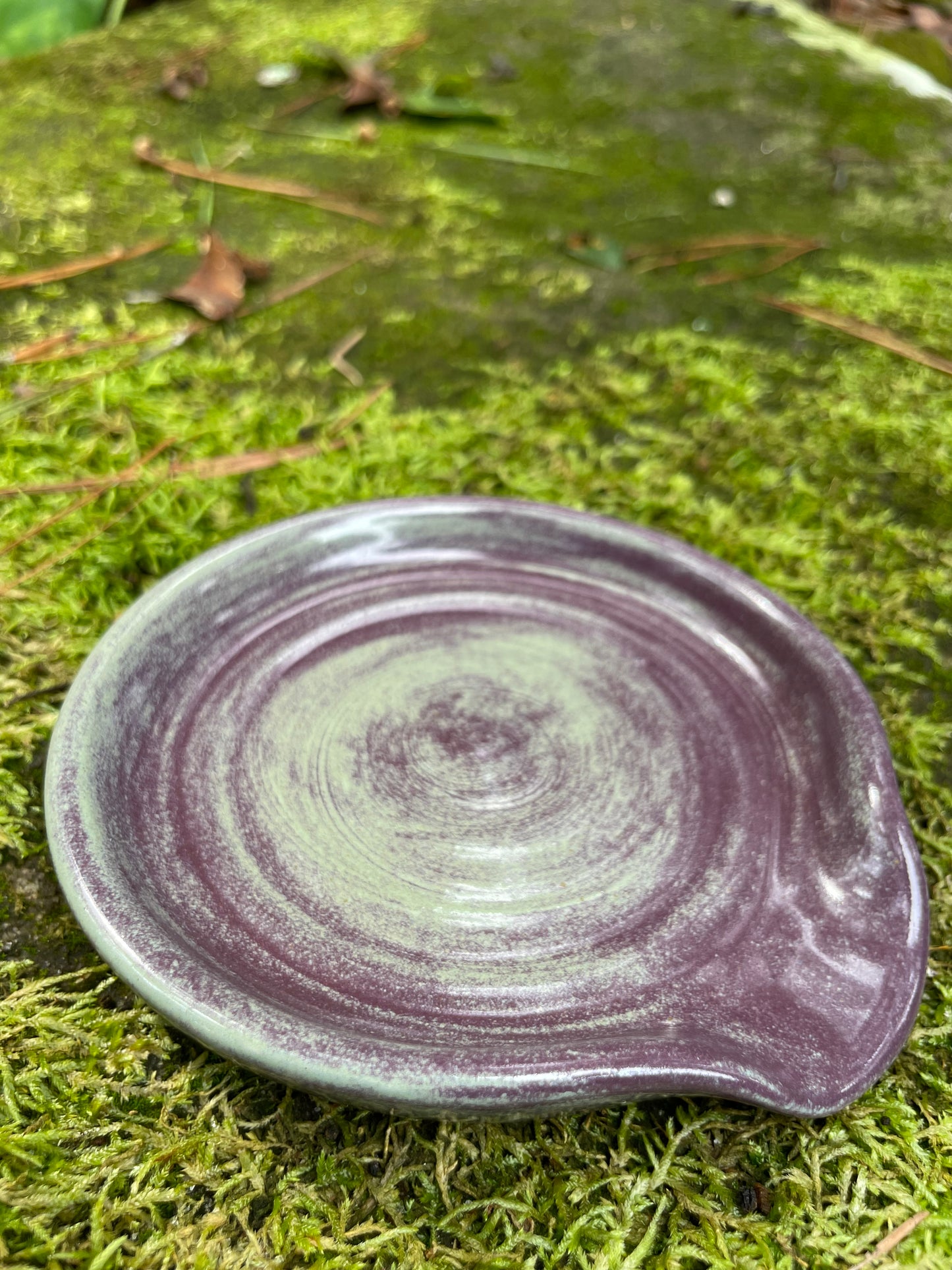 Spoon Rest - Purple Mint